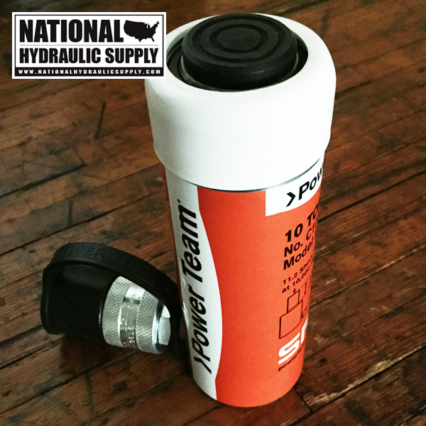 New SPX Power Team C102C 10T Hydraulic Cylinder  2-1/8" Stroke 4-3/4" Retracted 